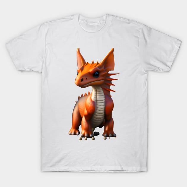 Litlle dragon T-Shirt by Talcomunca